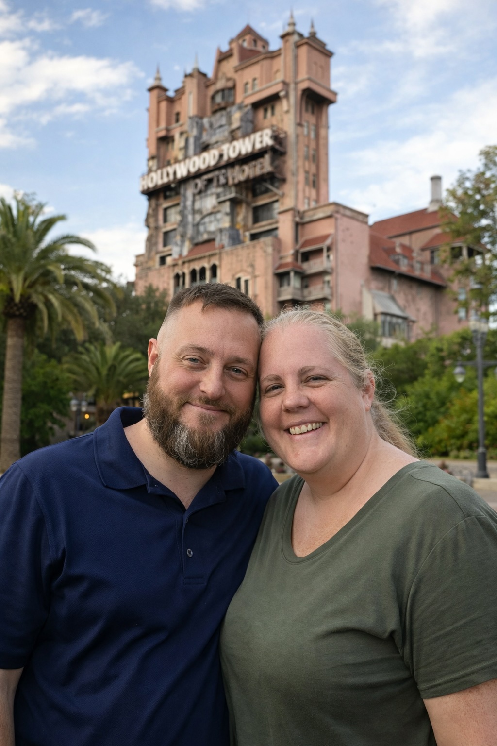 Jeffrey and Cassie Davidson at Disney